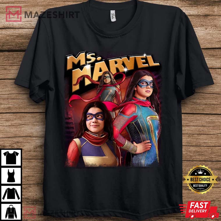 Ms Marvel Portrait Kamala Khan 2022 T-Shirt