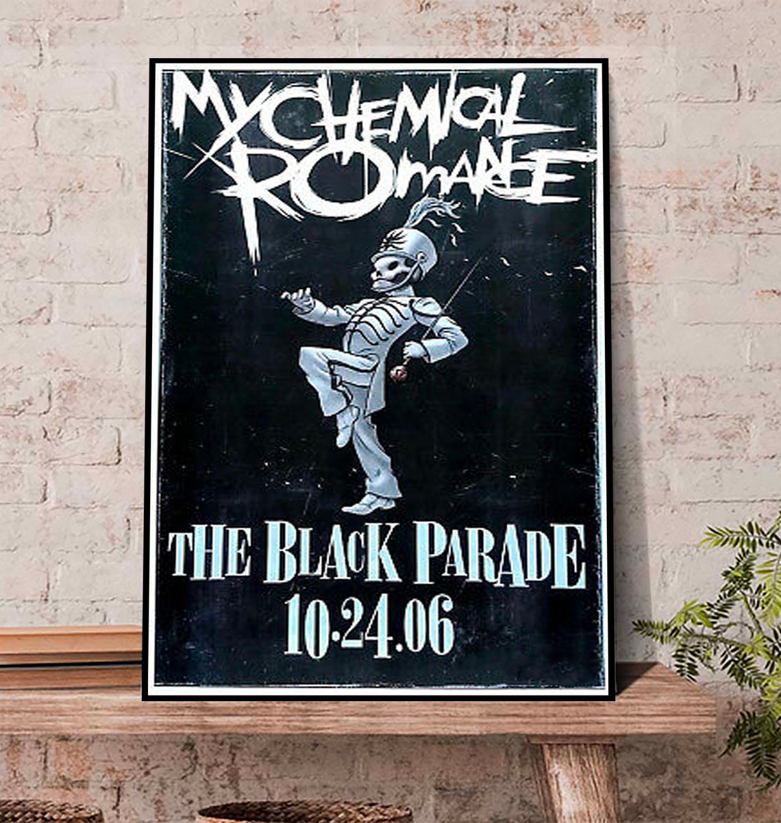 My chemical romance The Blakc Parade Poster, The Foundations of Decay Poster, My chemical romance come back singatures Poster, MCR Poster