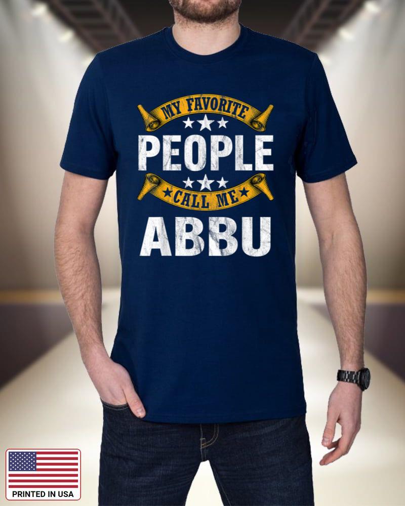 My Favorite People Call Me Abbu Vintage Fathers Day t7kz6