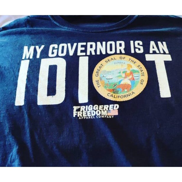 My governor is an Idiot Friggered freedom shirt