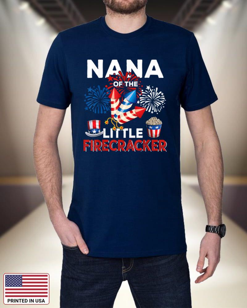 Nana Of The Little Firecracker Fireworks Lover 4th Of July AohSk