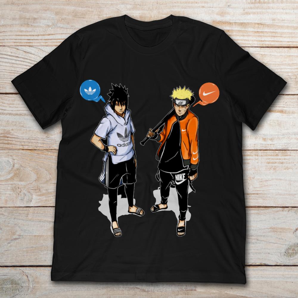 Naruto Nike With Sasuke Adidas
