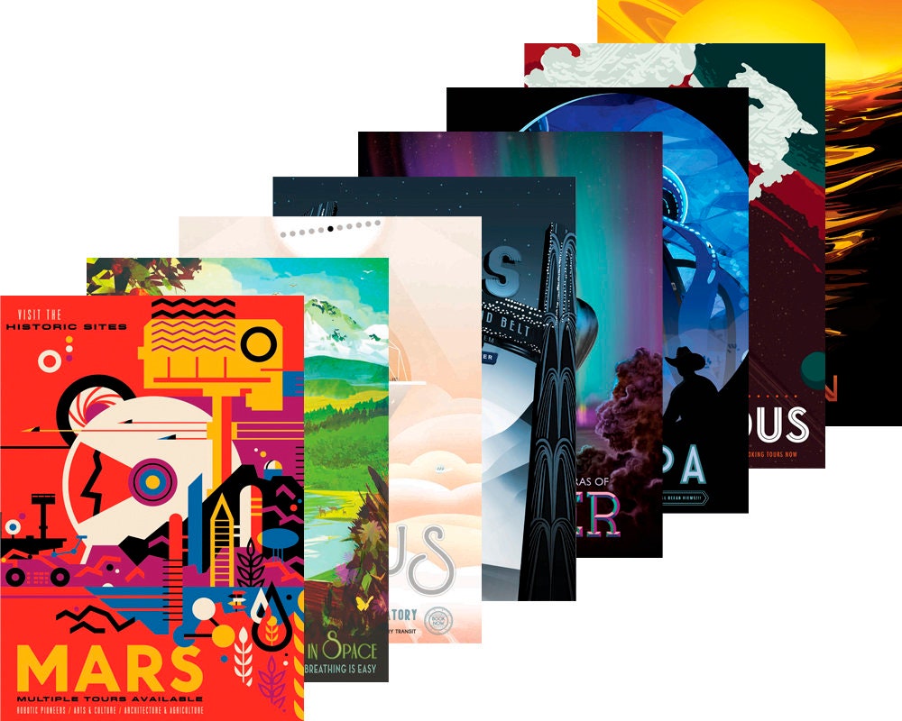 NASA Posters Visions of the Future Series, Complete Collection