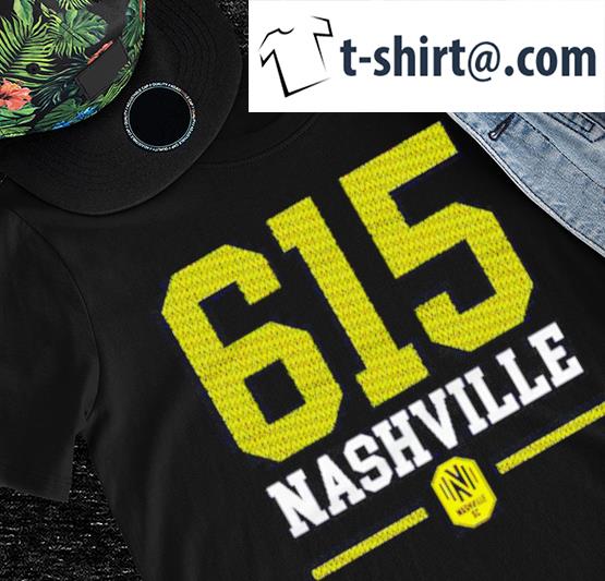 Nashville 615 Circle Pattern logo shirt