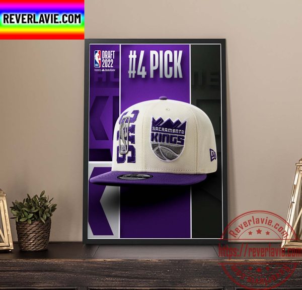 NBA 2022 NBA Draft Sacramento Kings Select Keegan Murray With The 4th Pick Of The NBA Draft Wall Decor Home Decor Poster Canvas