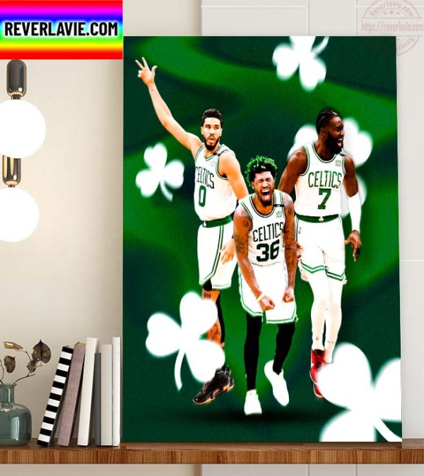 NBA Finals Boston Celtics 77 Points The Celtics Big 3 in Game 3 Home Decor Poster Canvas