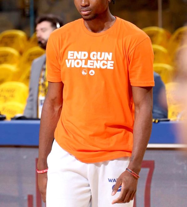 NBA Finals Golden State Warriors Klay Thompson and Stephen Curry End Gun Violence Unisex T-Shirt