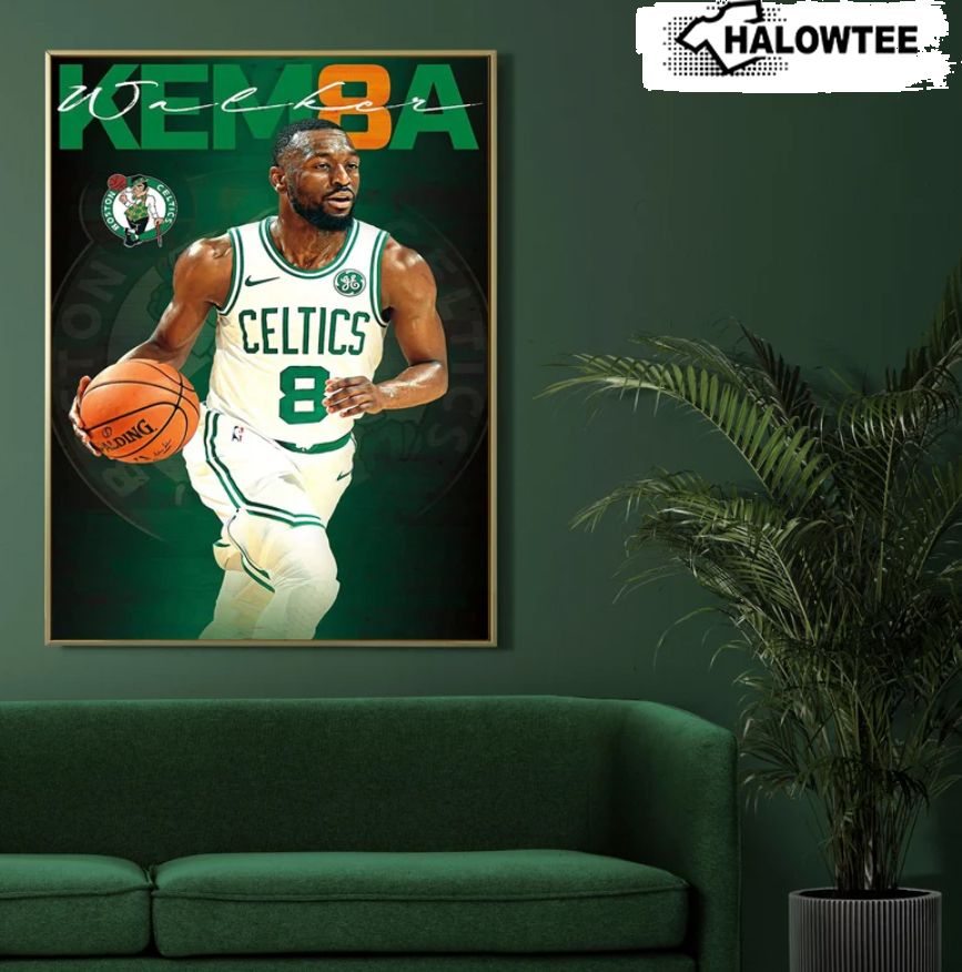 NBA Kemba Walker 19 Boston Celtics Poster Canvas Wall Decor Sports Poster