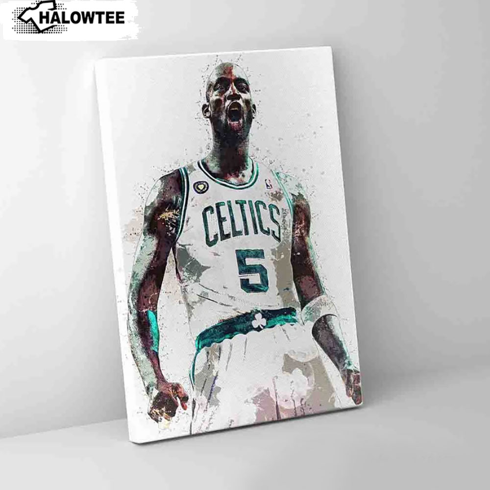 NBA Kevin Garnett Boston Celtics Poster Canvas Wall Decor