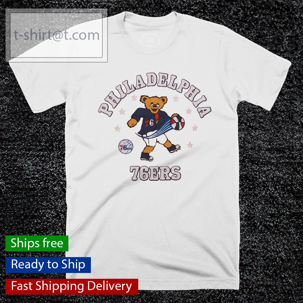NBA x Grateful Dead x 76ers t-shirt