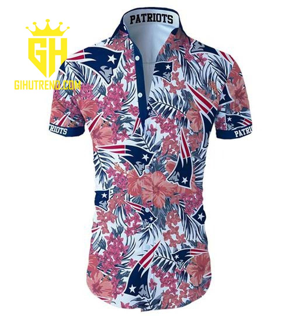 New England Patriots Trophycal NFL Hawaiian Shirt