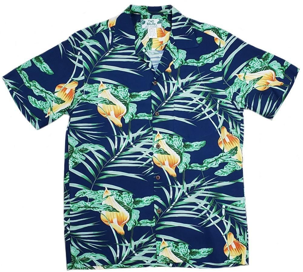New Napali Navy Hawaiian Shirt
