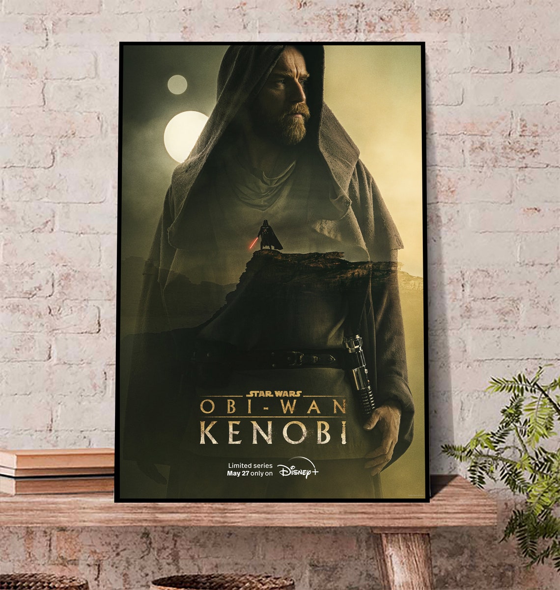 New Obi Wan Poster, Obi Wan Kenobi Series 2022 Poster, Obi Wan Poster, Star War Poster with  inches