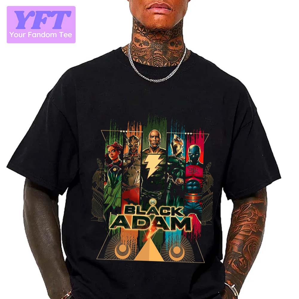 New Original 2022 Black Adam Dc Movie The Rock Dwayne Johnson Unisex T-Shirt