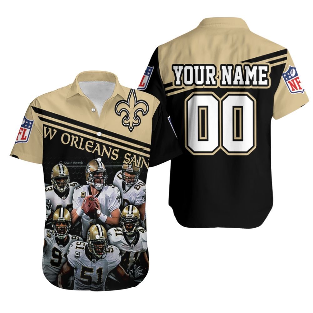 New Orleans Saints 2020 Nfl Season Nfc South Division Winners Champions Great Players Personalized Hawaiian Shirt
