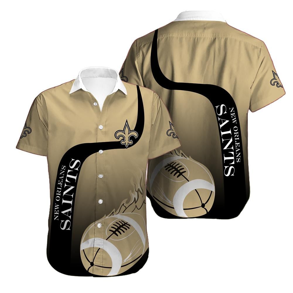New Orleans Saints Men's Hawaiian Shirt Hawaii Shirt