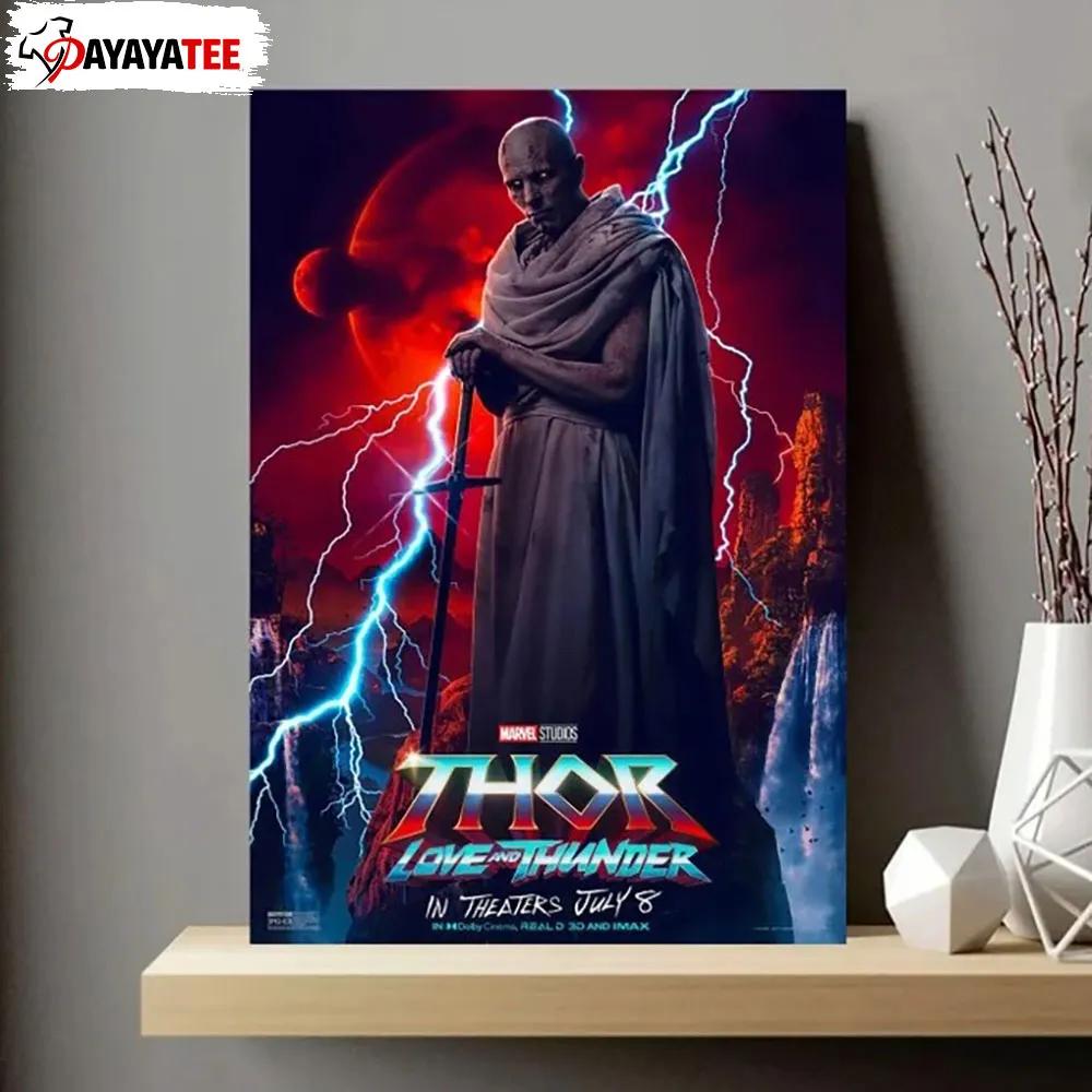 New Thor Love And Thunder Official Poster Gorr The God Butcher