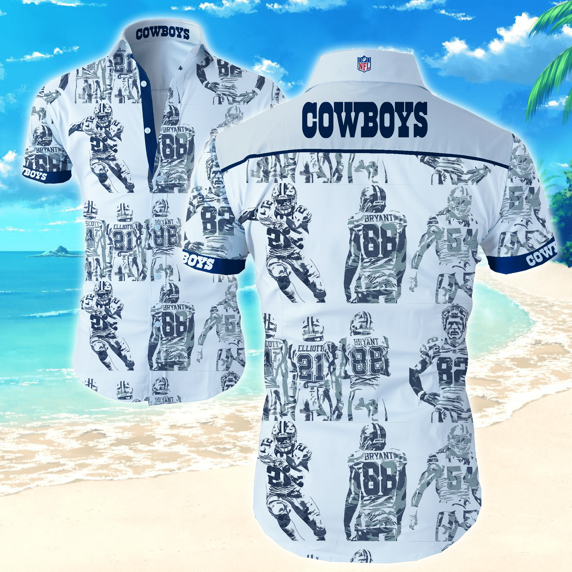 Nfl Dallas Cowboys Hawaiian Shirt Aloha Shirt