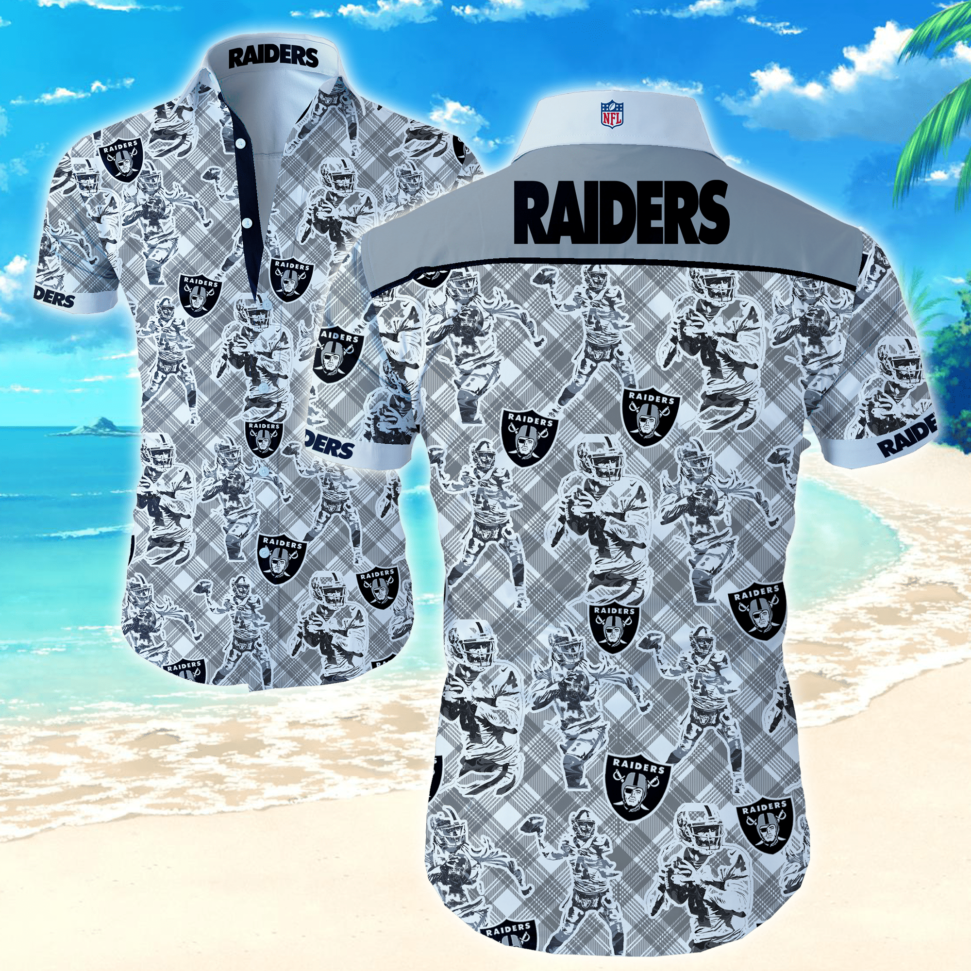 Nfl Las Vegas Raiders Classic Premium Hawaiian Shirt Funny