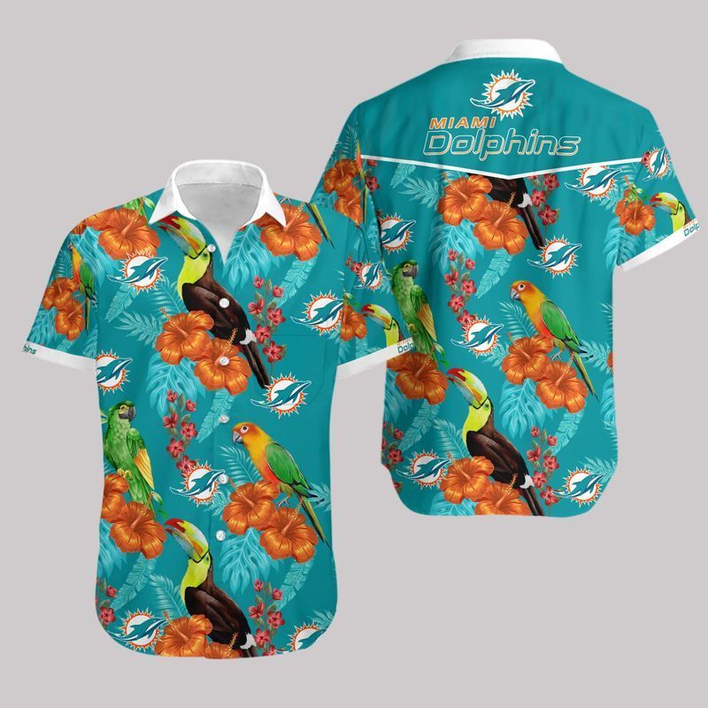 Tampa Bay Buccaneers NFL Dolphin Beach 3D Hawaiian Shirt For Men