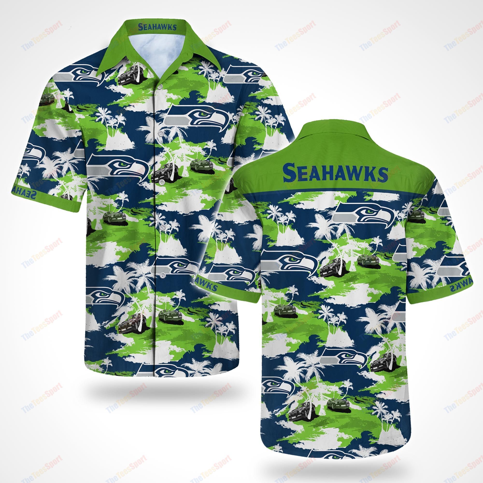 NFL Seattle Seahawks Flower Hawaii Shirt 3d 2 DS0-01131-HWS