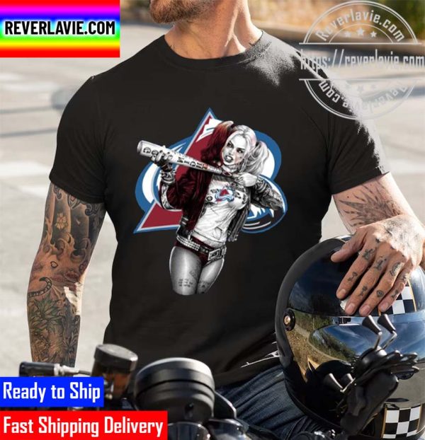 NHL 2022 Stanley Cup Champions Colorado Avalanche Harley Quinn Unisex T-Shirt
