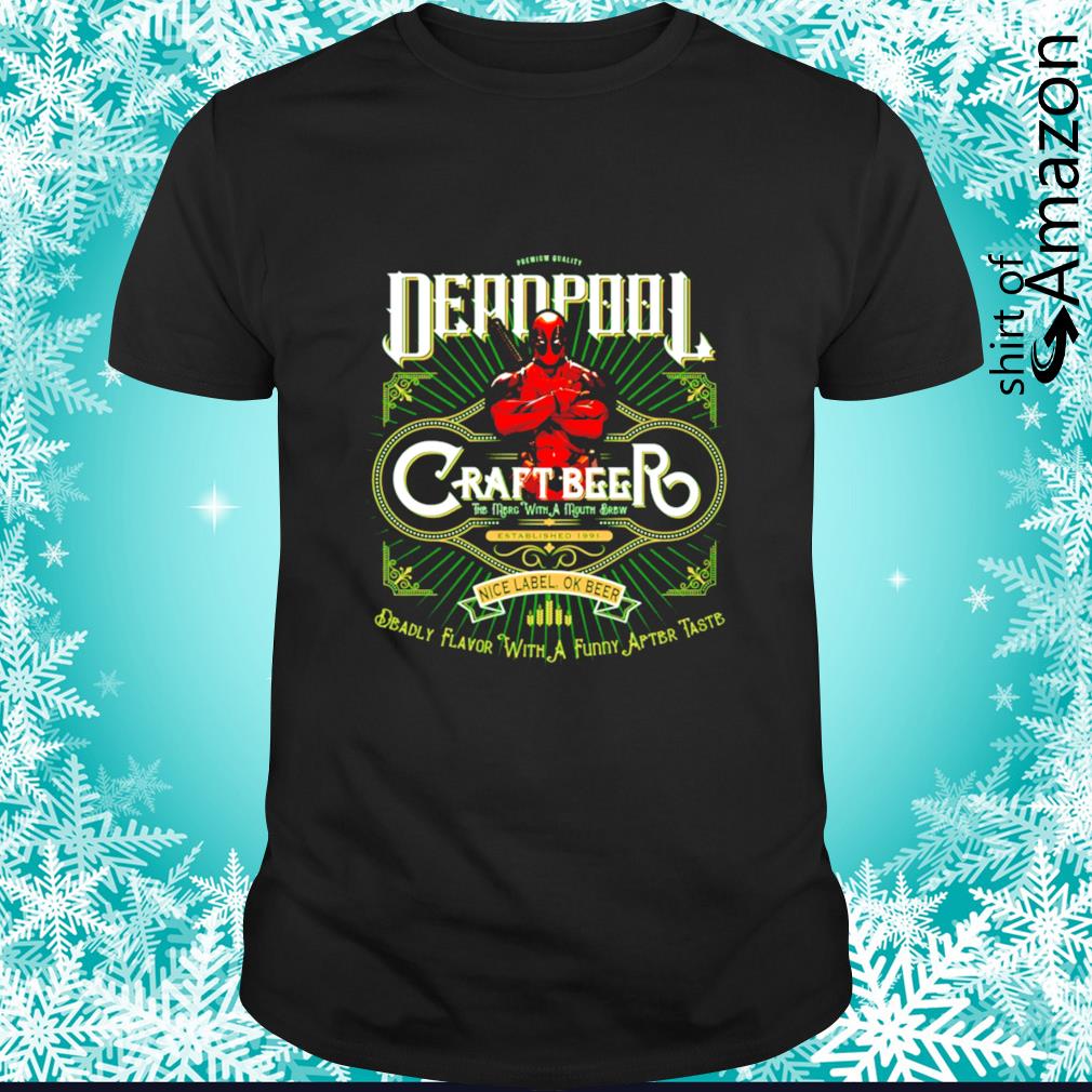 Nice deadpool Craft beer shirt