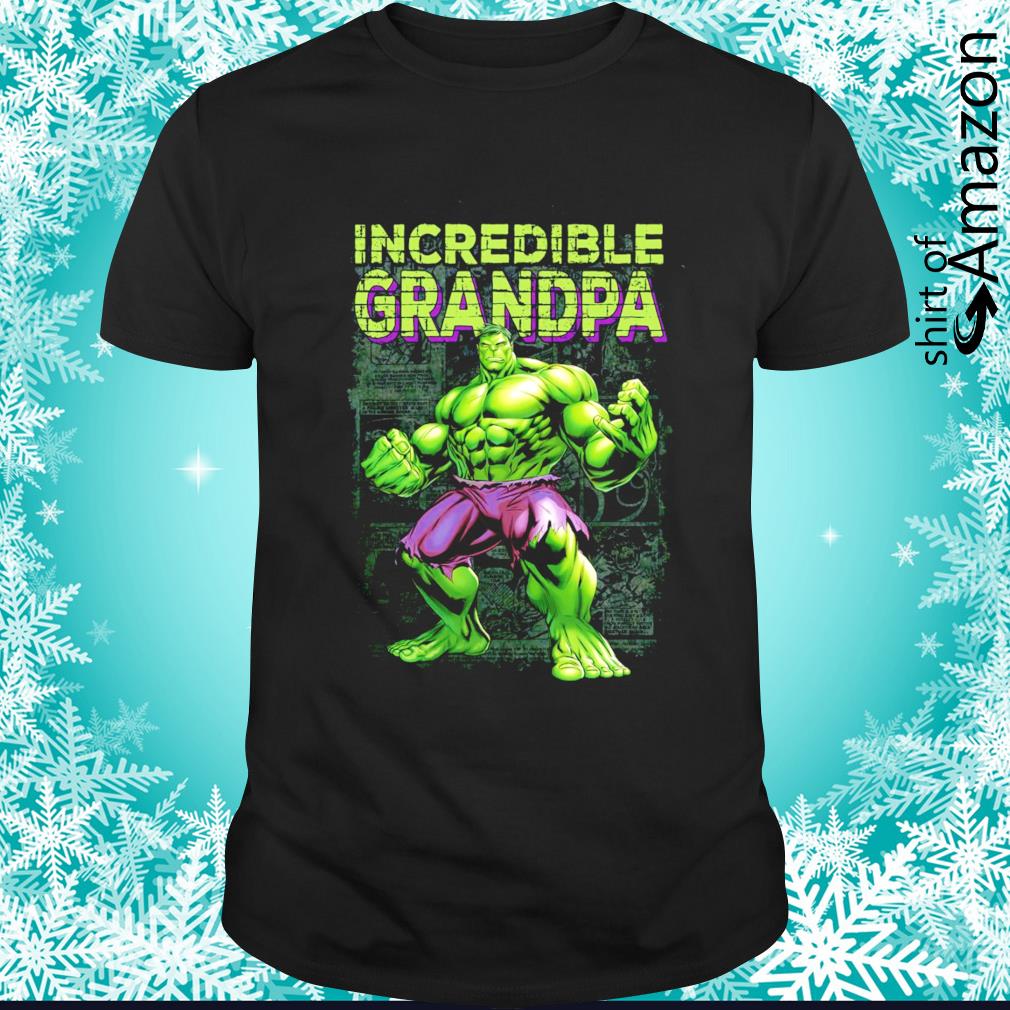 Nice Incredible Grandpa Hulk shirt