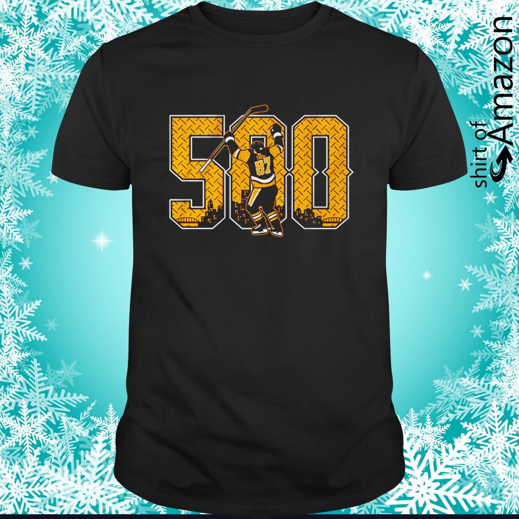 Nice Sidney Crosby 500 Goals t-shirt