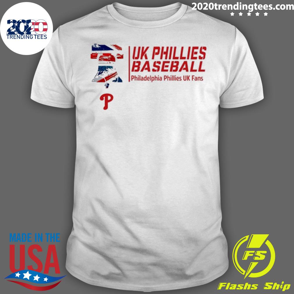 Nice uk Phillies Baseball Philadelphia Phillies Uk Fans T-shirt