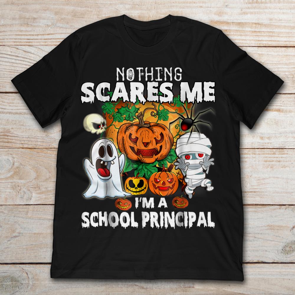 Nothing Scares Me I’m A School Principal Funny Halloween