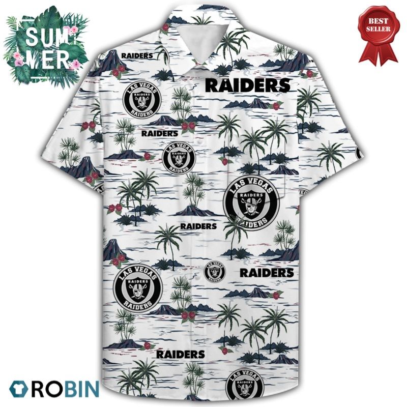 Oakland Raiders Football Team Aloha Shirt, Hawaiian Shirt Hawaii Shirt