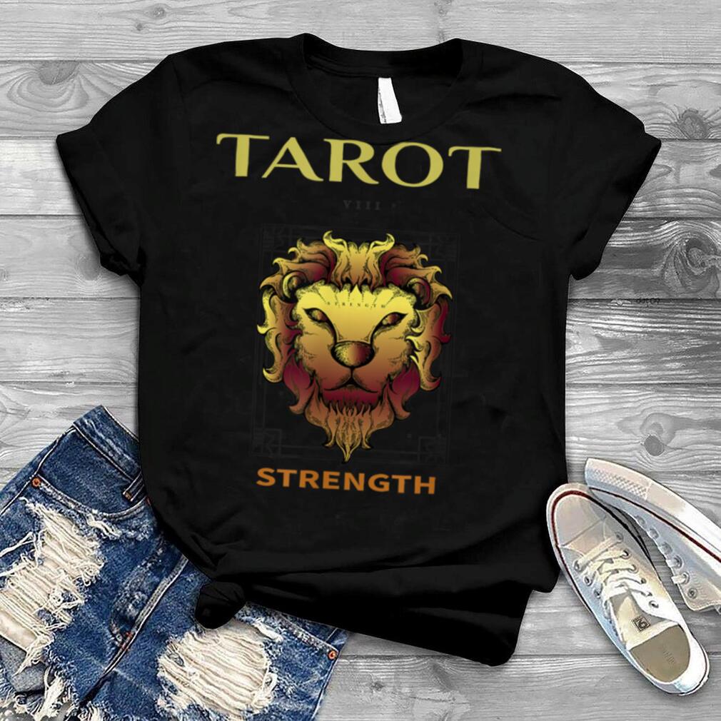 OCCULT TAROT STRENGTH CARD LEO LION ZODIAC SIGN T Shirt