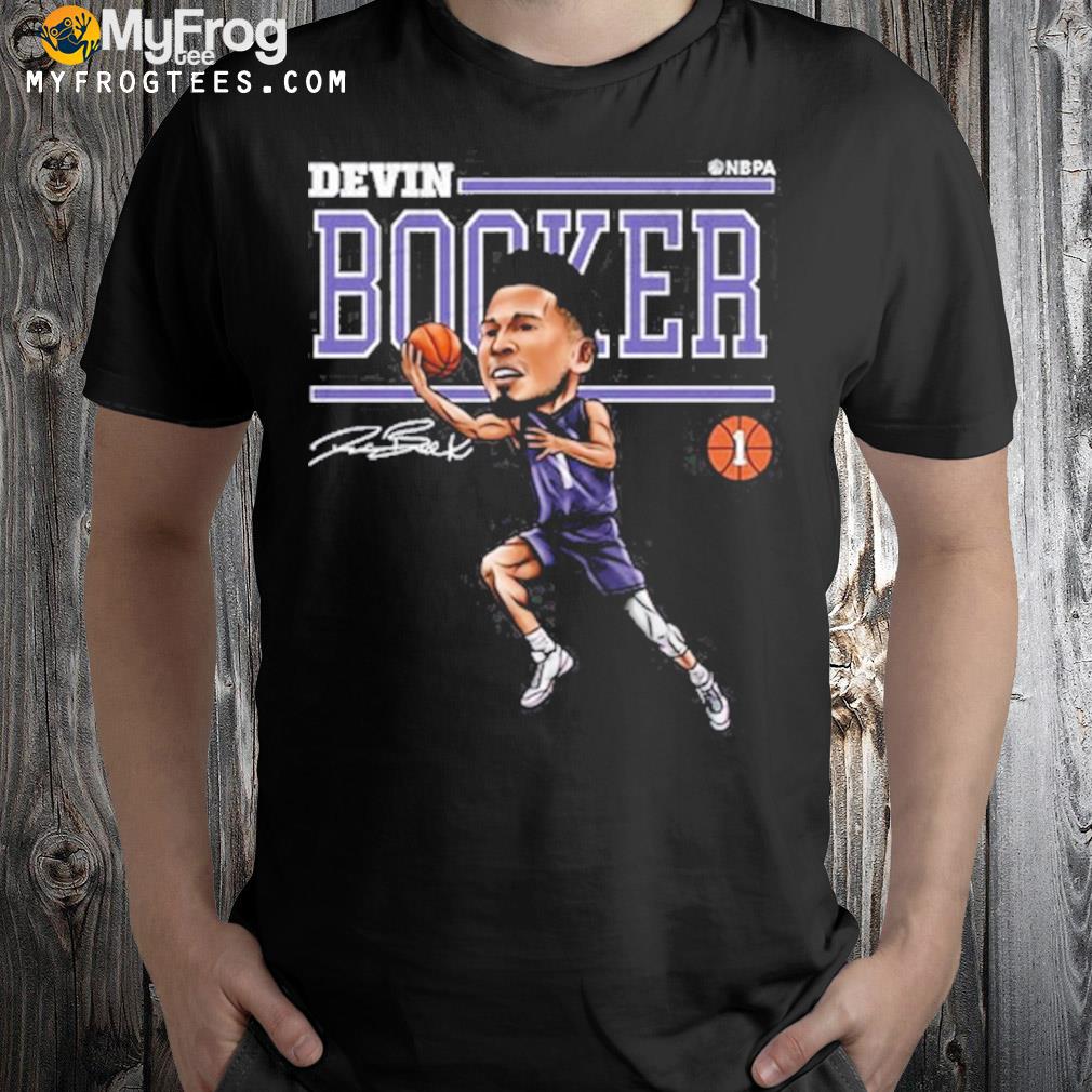 Offical Phoenix Suns Devin Booker Cartoon T Shirt