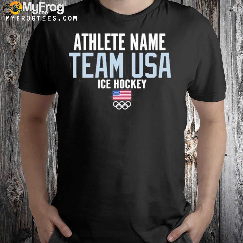 Offical Team usa ice hockey pickanathlete roster shirt