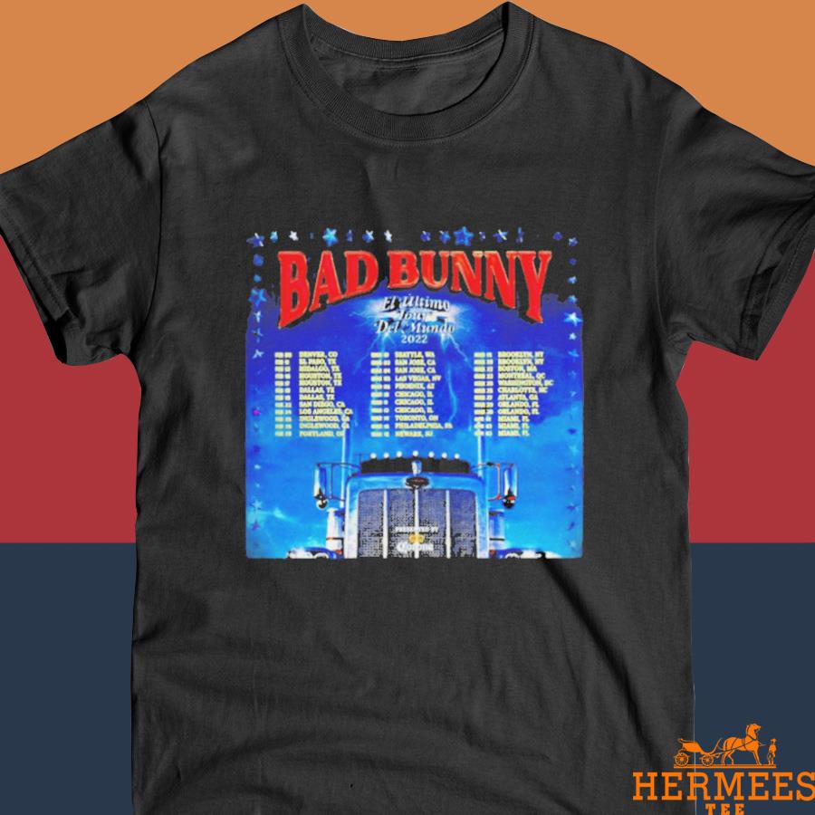 Official Bad Bunny El Ultimo Tour Del Mundo 2022 Shirt