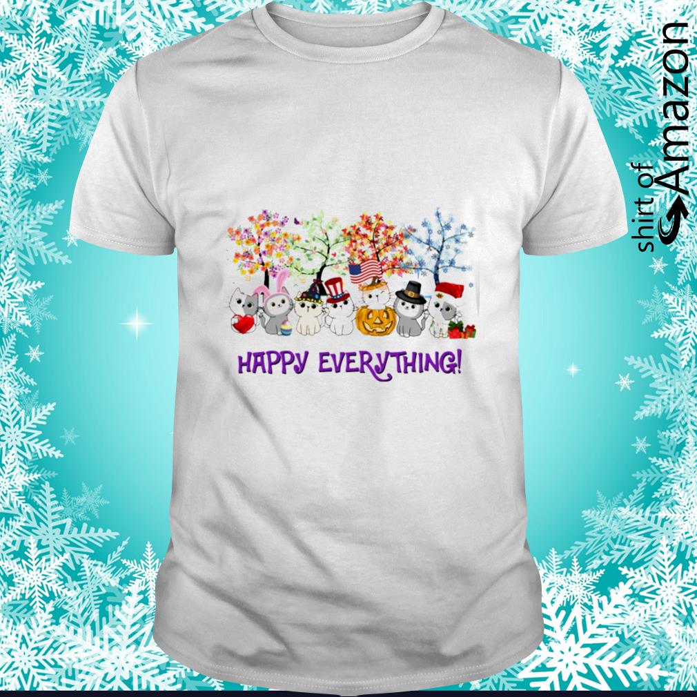 Official cat Happy Everthing Holiday 2021 shirt