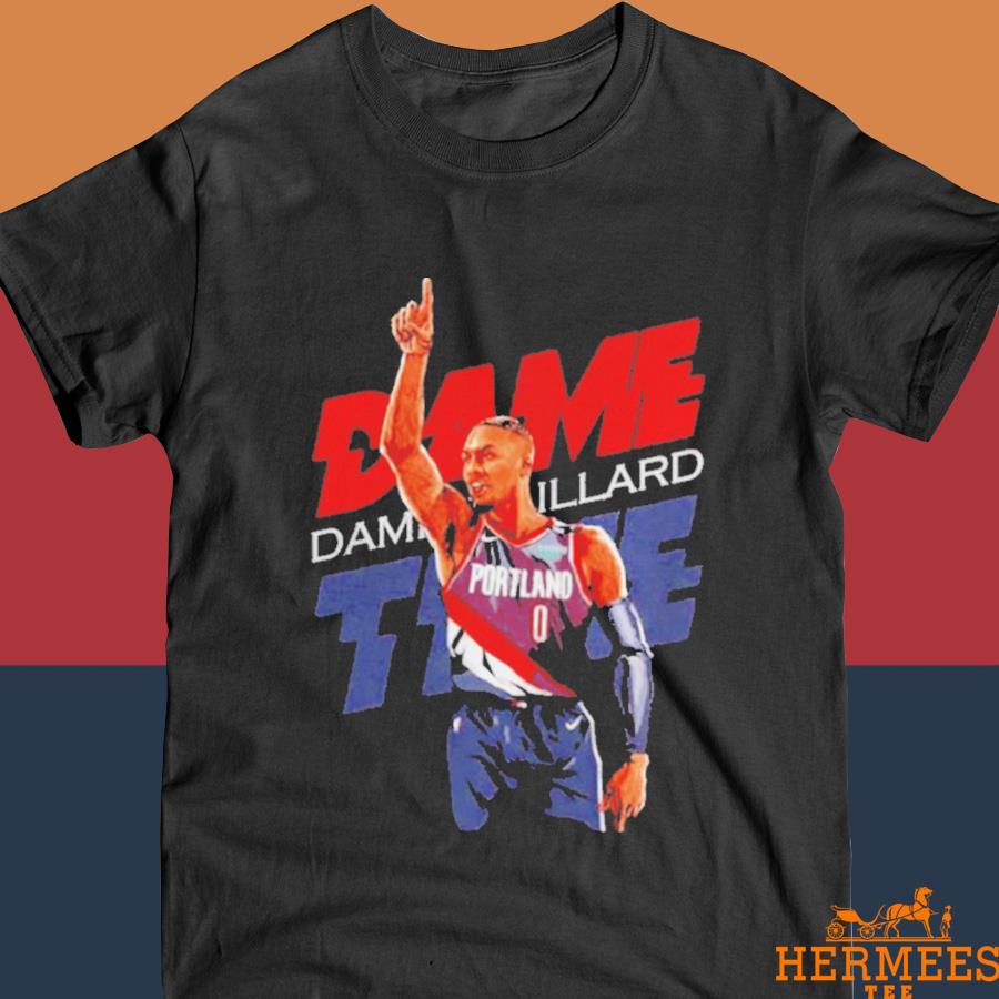 Official Damian Lillard Time Art Portland Trail Blazers Shirt