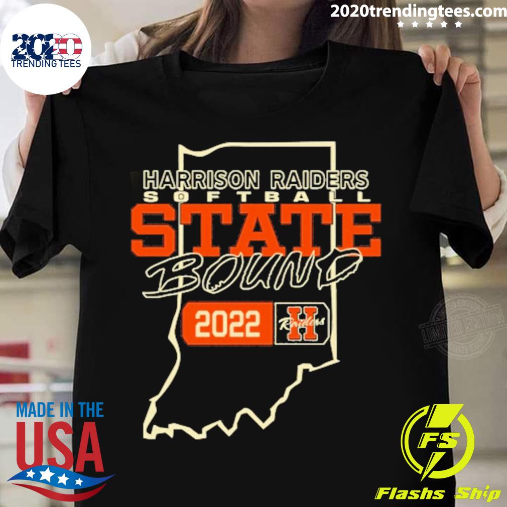 Official harrison Raiders Softball State Bound 2022 T-shirt
