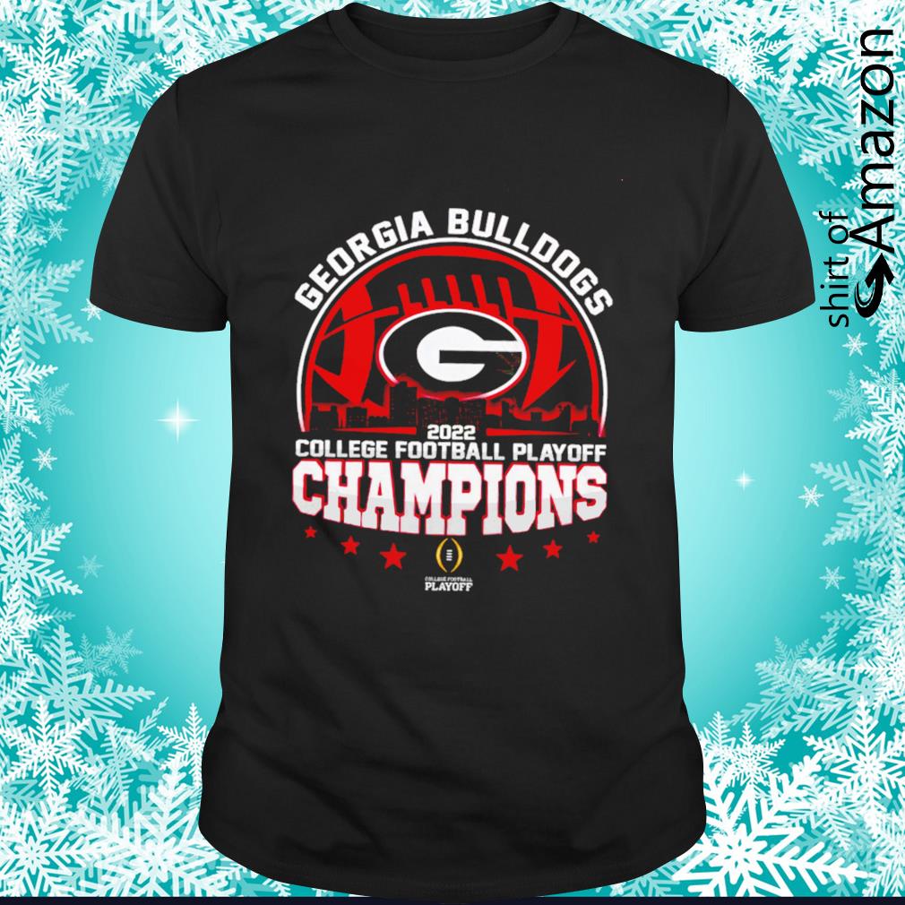 Official HOT Georgia Bulldogs 2022 NCAA College Football Playoff Championship Sky Line shirt