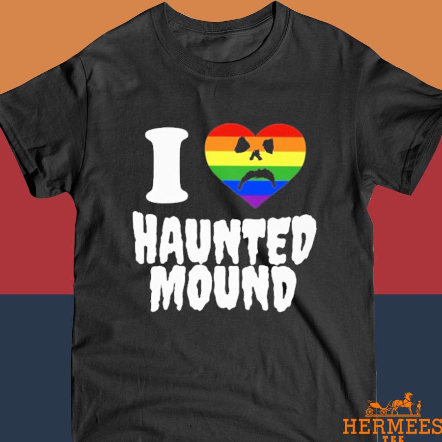 Official I Love Haunted Mound Lgbt Shirt