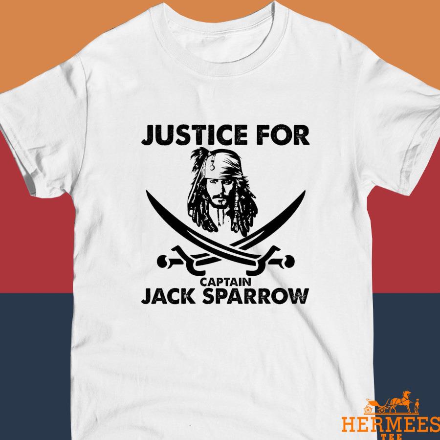 Official Justice For Captain Jack Sparrow Vintage Movie Shirt
