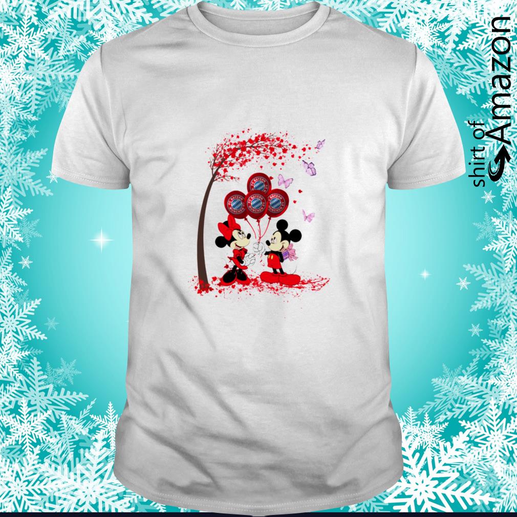 Official Mickey and Minnie Mouse FC Bayern München shirt