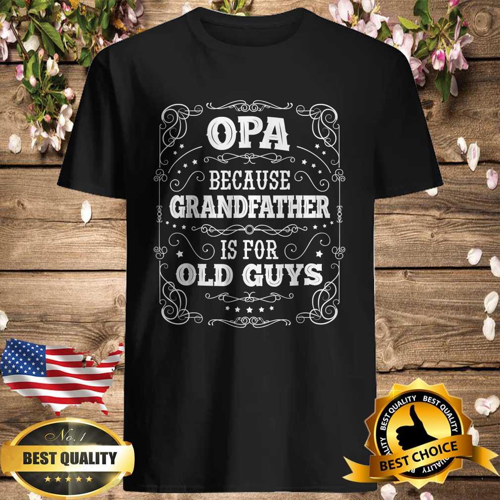 Official Opa from grandchildren father’s day opa shirt