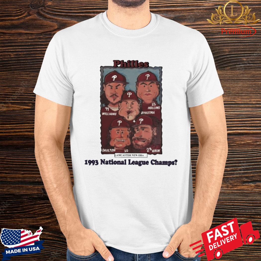 Official Phillies Lancaster New Era 1993 National League Champs Shirt