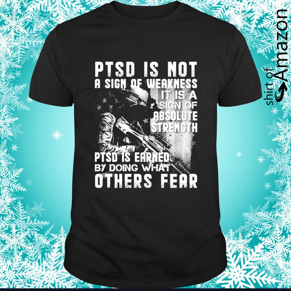 Official pYSD is not a sign of waekness it is a sign of absolute strength American veteran shirt