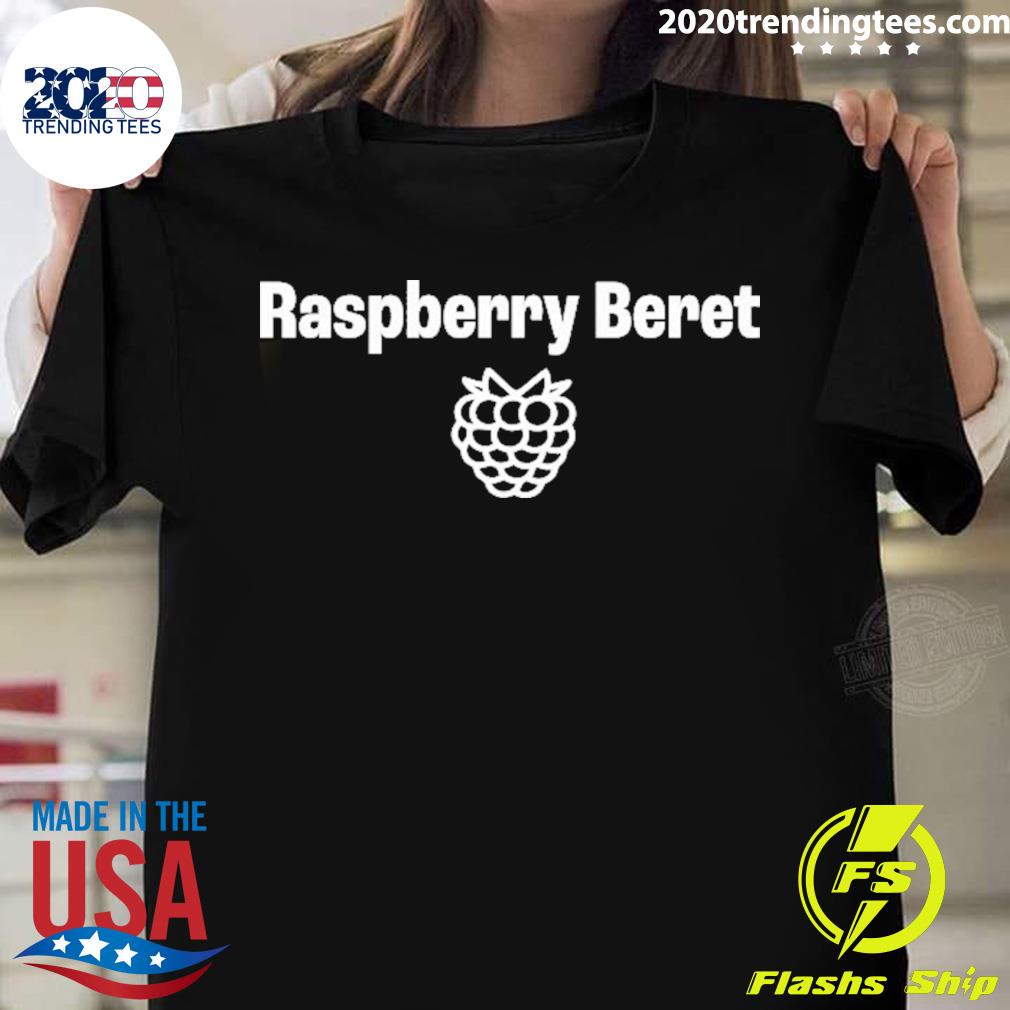 Official raspberry Beret T-shirt