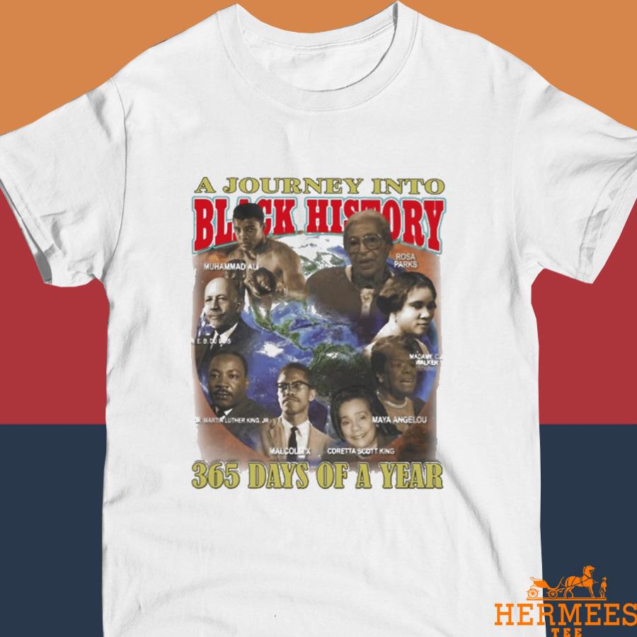 Official Robert Williams A Journey Into Black History Day Of A Year Shirt