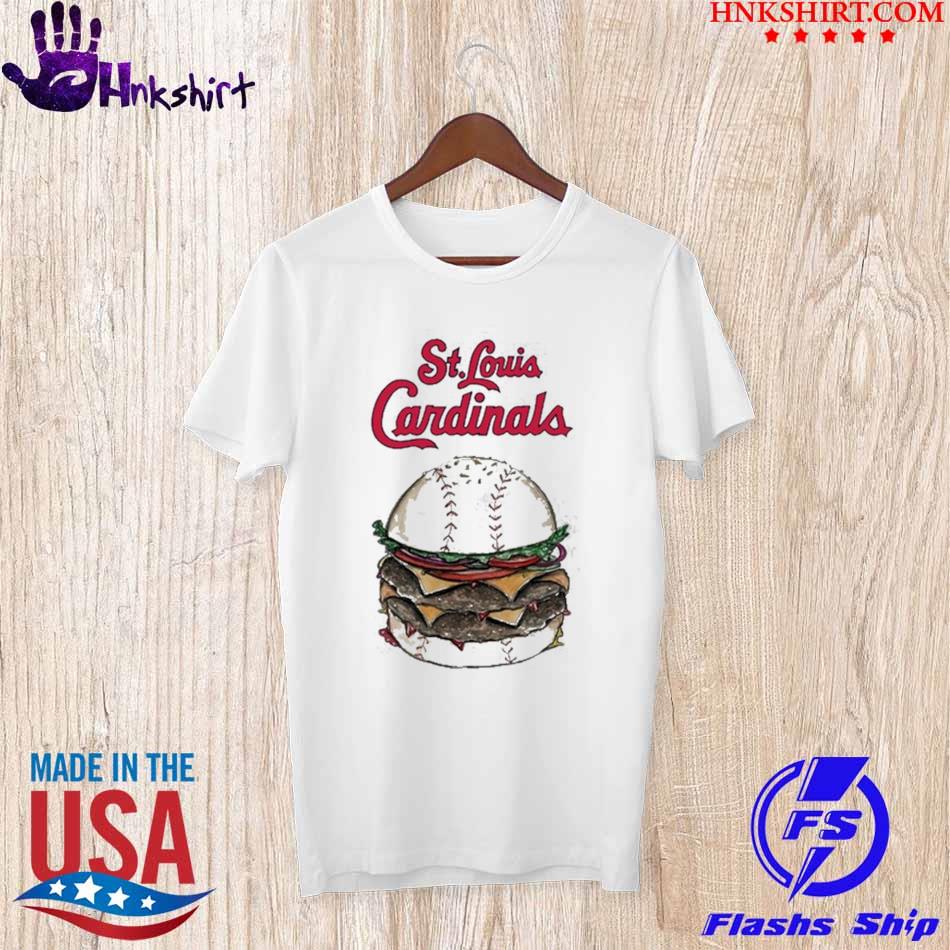 Official St. Louis Cardinals burger baseball shirt