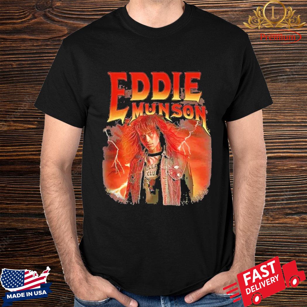 Official Stranger Things 4 Eddie Munson Shirt T-Shirt, Hawaiian Shirts ...